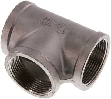 T-Stück NPT 1 1/2" (IG), 16 bar 1.4408