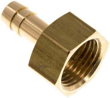 Aufschraub-Schlauchtülle G 1/2"-9mm, 16 bar Messing