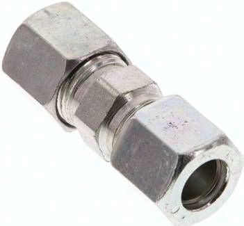 Gerade Schneidringverschrau-bung 8 LL, Stahl verzinkt