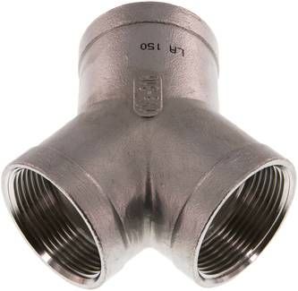 Y-Stück Rp 1 1/2" (IG), 16 bar 1.4408