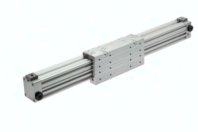 Kolbenstangenloser Zylinder, Kolben Ø 63 mm, Hub 600 mm