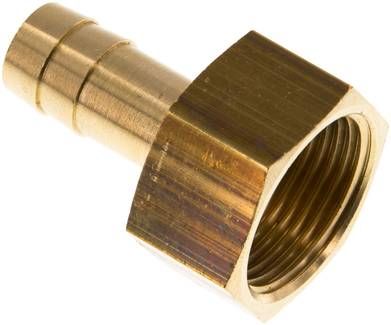 Aufschraub-Schlauchtülle G 3/4"-13mm, 16 bar Messing