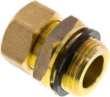 Gerade Klemmringverschraubung G 1"-22mm, Messing