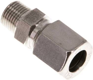 Gerade Schneidringverschr. 8 LL-R 1/8", 1.4571