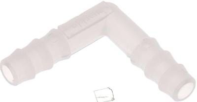 Winkel-Schlauchverbinder 6mm, PVDF