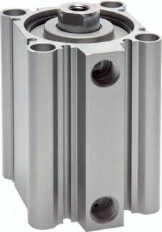 Kompaktzylinder, doppeltwir-kend, Kolben 50mm, Hub 15mm