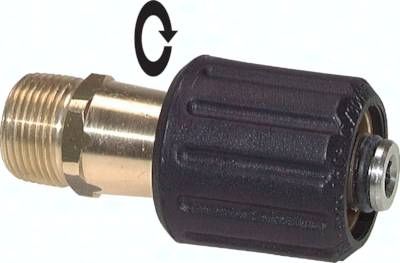 Waschgeräte Adapter M 22 x 1,5 (Ü- Mutter) - M 22 x 1,5 (AG)