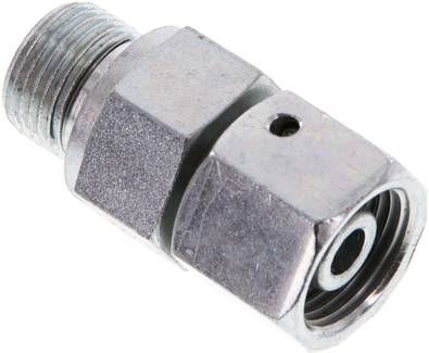 Einstellb. Schneidringverschr. 10 S-G 3/8", Stahl verzinkt