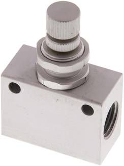 Block-Drosselrückschlagventil, G 1/4", Kompakt