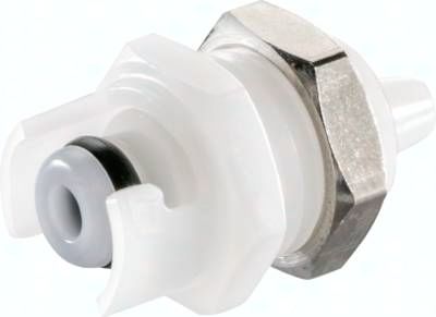 Schott-Kupplungsstecker (SM) mit Schlauchtülle, POM