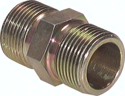 Doppelnippel (nach DIN 8537/20036) G 1", Stahl / Temperguss