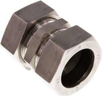 Gerade Schneidringverschrau-bung 42 L, 1.4571