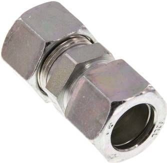 Gerade Schneidringverschrau-bung 12 LL, Stahl verzinkt