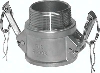 Kamlock-Kupplung (B) R 6"(AG), Messing