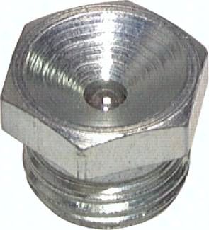 Gerader Trichterschmiernippel, M 8 x 1, 1.4305