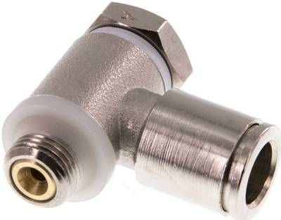 Winkel-Drosselrückschlag-ventil G 1/8"-8mm,zuluftregelnd (Sonderausführung)