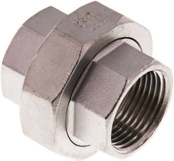 Verschraubung kon. dichtend Rp 1" (IG),16 bar 1.4408