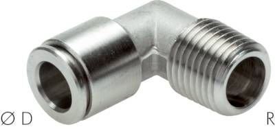 Winkel-Steckanschluss, festst. R 1/4"-6mm, IQS-Edelstahl