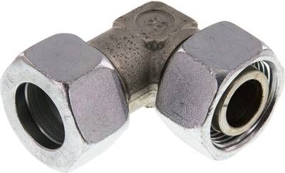 Einstellb. Winkel-Schneidring-verschr. 22 L, Stahl verzinkt