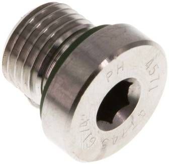 HD-Verschlussstopfen Innenskt. G 1/4", 1.4571