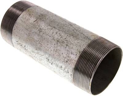 Rohrdoppelnippel R 3"-200mm, 50 bar, Stahlrohr ST 37 verzinkt