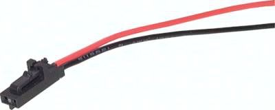 2-Pol Stecker, 5 mm breit mit 600 mm Kabel