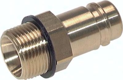 Kupplungsstecker (NW15) G 1/2"(AG), Messing