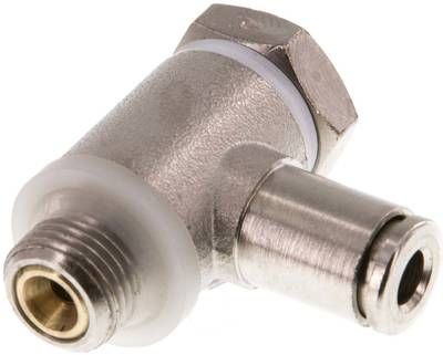 Winkel-Drosselrückschlag-ventil G 1/8"-4mm,zuluftregelnd (Sonderausführung)