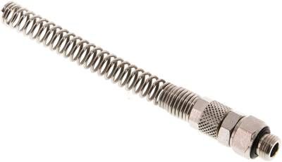 Gerade Drehverschraubung G 1/8"-6 x 4mm mit Knickschutz