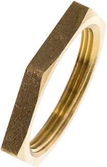 Sechskant-Gegenmutter G 2", Messing