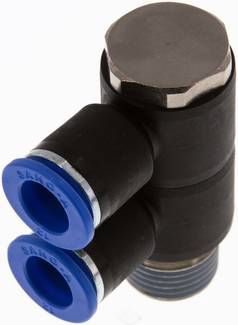 Steck-Mehrfachverteiler, 2-fach R 1/2"-12mm, IQS-Standard