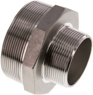 Doppelnippel R 3"-R 2", 16 bar 1.4408