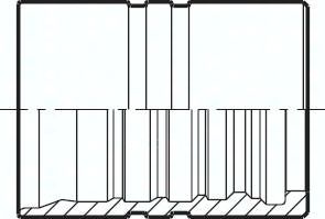4SH-Pressanschluss Hülse 4 SH, 40,0 x 51,4 (Da x L)