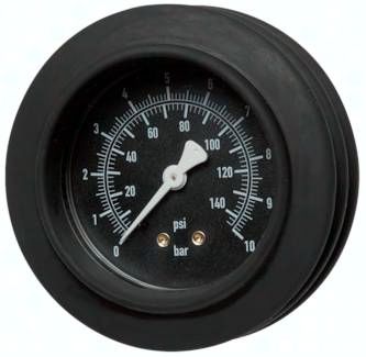 Manometer f. HRF 80mm, 0 - 25 bar, 15,9 mm Stutzen