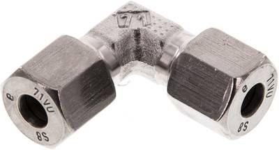 Winkel-Schneidringverschrau-bung 8 S, 1.4571