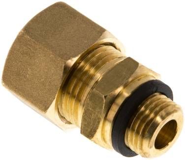 Gerade Klemmringverschraubung G 1/4"-12mm, Messing